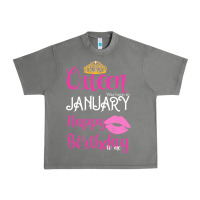 Tornado Queen Was Born İn January Happy Birthday Urban Heavy Tee - Bettercallsaul