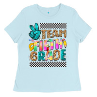 Baby Blue team fifth grade Ladies Tee - NancyCooperArtShop