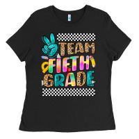 Black team fifth grade Ladies Tee - NancyCooperArtShop