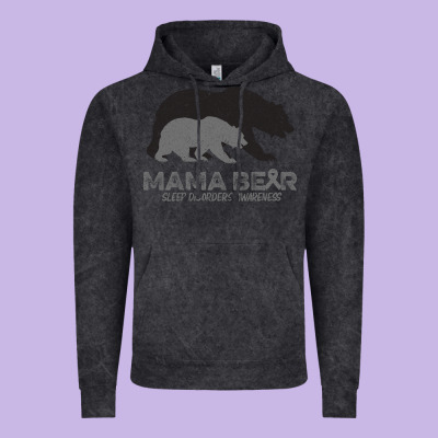 Mama Bear Sleep Disorders Awareness Vintage Hoodie Designed By Bettercallsaul