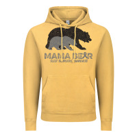 Vintage Mustard Mama Bear Sleep Disorders Awareness Vintage Hoodie - Bettercallsaul