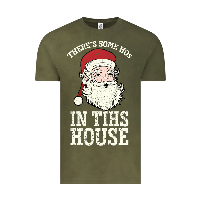 There's Some Ho Ho Ho's In This House Santa Claus Vintage Tee by Bettercallsaul | Teevron
