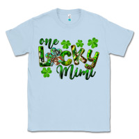 Dusty Blue st. patrick's day one lucky mimi Classic Tee - RanaPortraitStore