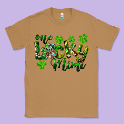 St. Patrick's Day One Lucky Mimi Classic Tee Designed By Ranaportraitstore