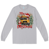 Moon Dust merry christmas school bus Long Sleeve Tee - texasbilliewilder