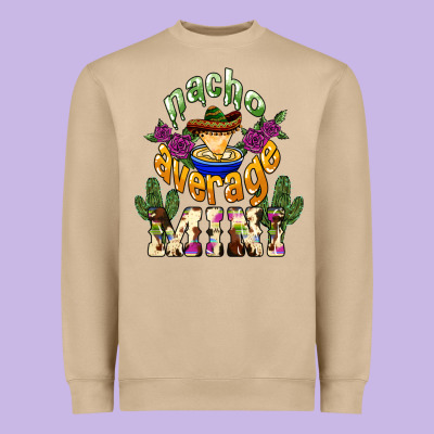 Nacho Average Mini Mexico Heavyweight Sweatshirt Designed By Howdyjamesfarm