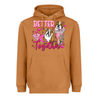 Meerkat Be Mine Valentine Dog Heavyweight Hoodie - CowhideDigitalArt