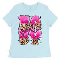 Baby Blue santa baby Ladies Tee - MaliasSmallBusiness