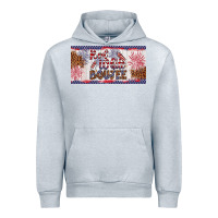 Heather Grey red white boujee Urban Hoodie - Artiststas