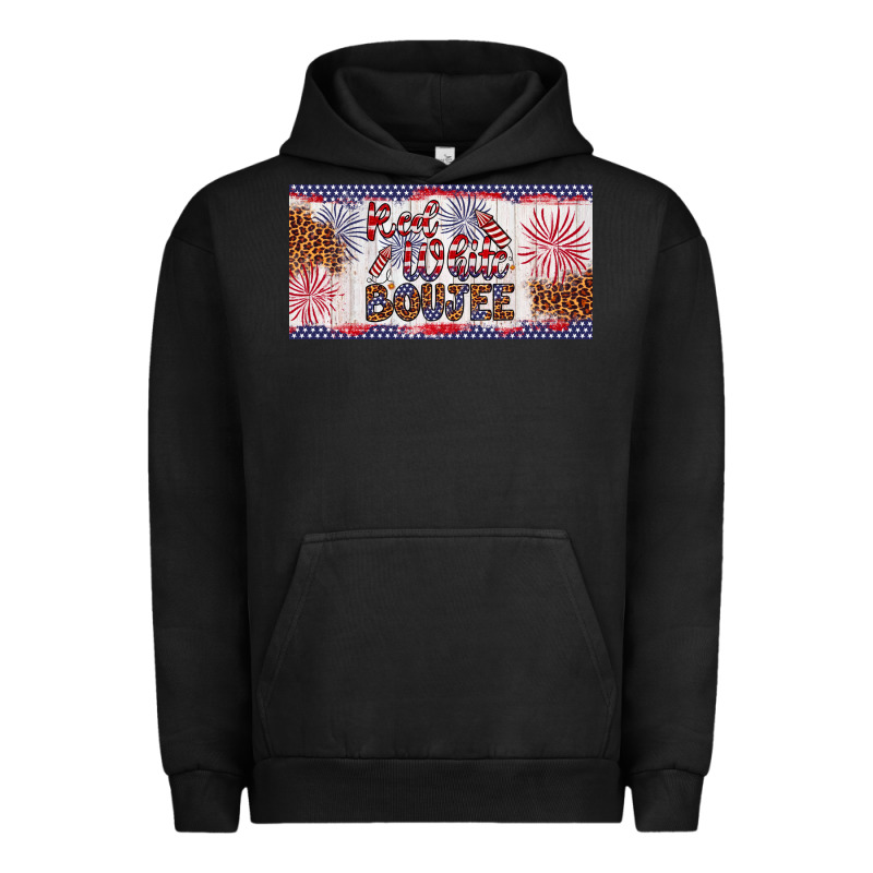 Red White Boujee Urban Hoodie by Artiststas | Teevron