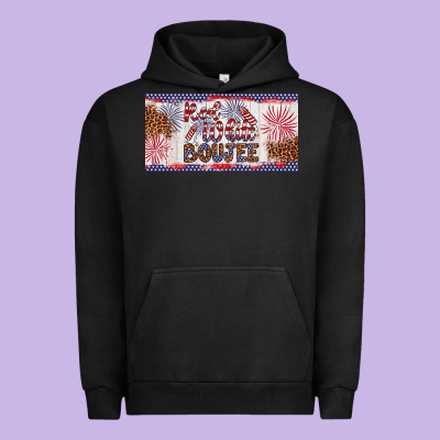 Red White Boujee Urban Hoodie Designed By Artiststas