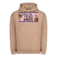 Pigment Burro red white boujee Urban Hoodie - Artiststas