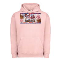 Pigment Salmon red white boujee Urban Hoodie - Artiststas