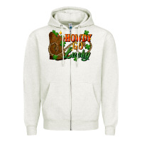 Oatmeal Heather Howdy go lucky st. patricks day Zipper Hoodie - FaDigitalArtStudio