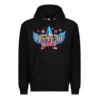 Black American honey 4th of july Premium Hoodie - FaDigitalArtStudio