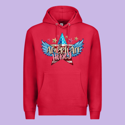 American Honey 4th Of July Premium Hoodie Designed By Fadigitalartstudio