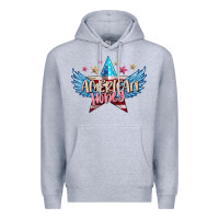 Heather Grey American honey 4th of july Premium Hoodie - FaDigitalArtStudio