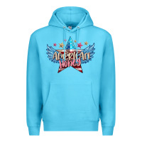 Ocean Blue American honey 4th of july Premium Hoodie - FaDigitalArtStudio