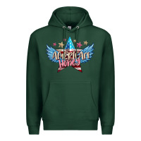 Sports Green American honey 4th of july Premium Hoodie - FaDigitalArtStudio