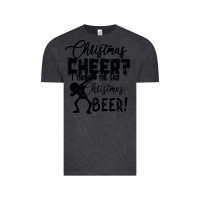 Vintage Black Christmas Cheer I Thought You Said Christmas Beer Vintage Tee - Bettercallsaul