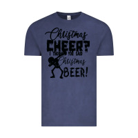 Vintage Denim Christmas Cheer I Thought You Said Christmas Beer Vintage Tee - Bettercallsaul