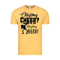 Vintage Mustard Christmas Cheer I Thought You Said Christmas Beer Vintage Tee - Bettercallsaul