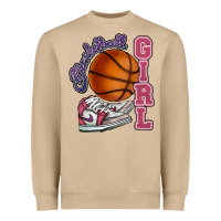 Mushroom Basketball girl Heavyweight Sweatshirt - HowdyJamesFarm