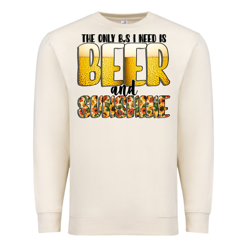 The Only C B S I Needis Beer And Sunshine Premium Sweatshirt by CowhideDigitalArt | Teevron