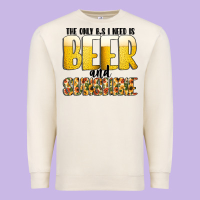 The Only C B S I Needis Beer And Sunshine Premium Sweatshirt Designed By Cowhidedigitalart