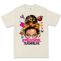 Bone preschool teacher life  messy bun Premium Tee - NancyCooperArtShop
