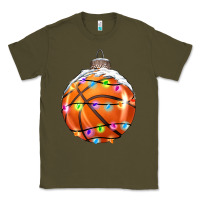 Army Green Christmas Basketball Classic Tee - RanaPortraitStore
