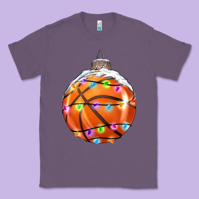 Christmas Basketball Classic Tee Designed By Ranaportraitstore