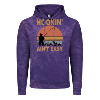 Cloud Purple Hookin Ain t Easy Fishing Vintage Hoodie - Bettercallsaul