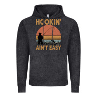 Vintage Black Hookin Ain t Easy Fishing Vintage Hoodie - Bettercallsaul