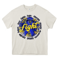 Cream fight colorectal cancer Heavy Core Tee - NancyCooperArtShop