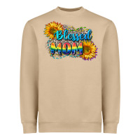 Mushroom Blessed mom Heavyweight Sweatshirt - CowGirlArtShop