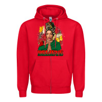 Red believe black woman Zipper Hoodie - FaDigitalArtStudio