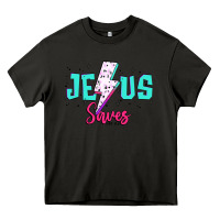 Asphalt jesus saves Heavy Core Tee - JahusDesignShop