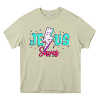 Mossy jesus saves Heavy Core Tee - JahusDesignShop