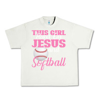 Pistachio This Girl Jesus And Softball Urban Heavy Tee - Bettercallsaul