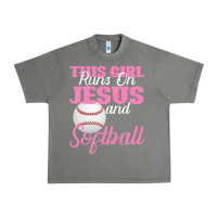 Tornado This Girl Jesus And Softball Urban Heavy Tee - Bettercallsaul