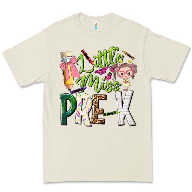 Little Miss Pre K Premium Tee by NancyCooperArtShop | Teevron