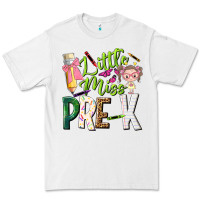 White little miss pre k Premium Tee - NancyCooperArtShop