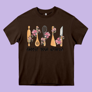 Choose Your Weapon Heavy Core Tee Designed By Maliassmallbusiness