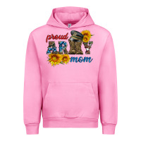 Fuchsia Pink proud army mom Urban Hoodie - Artiststas
