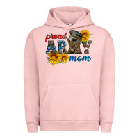 Pigment Salmon proud army mom Urban Hoodie - Artiststas