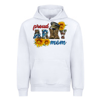 White proud army mom Urban Hoodie - Artiststas
