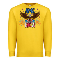 Lemon America eagle Premium Sweatshirt - CowhideDigitalArt