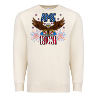 Sandshell America eagle Premium Sweatshirt - CowhideDigitalArt