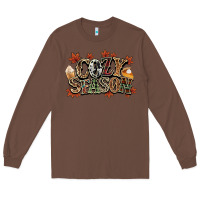 Chestnut Cozy season Fall Long Sleeve Tee - NancyCooperArtShop